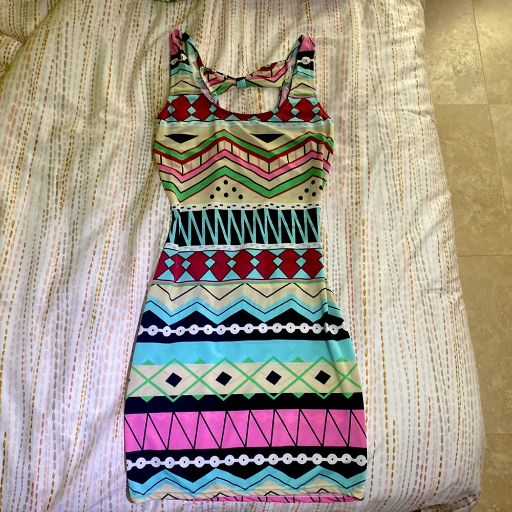 Retro style beach dress
